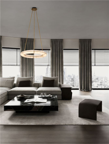 Lustre simple - Gloree - suspensie moderna LED ROUND 75
