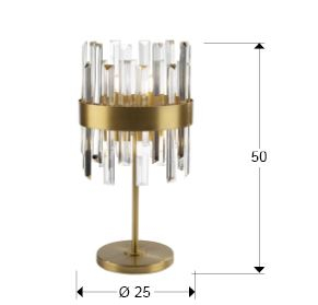 CROWN TABLE LAMP 6L., GOLDEN - Nova Luce [3]