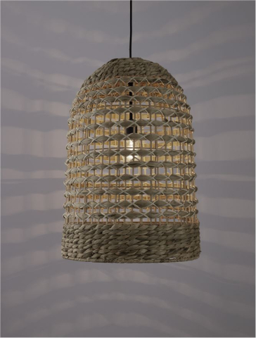 GRIFFIN suspensie SP1 - 9586506 - Dried Water Hyacinth Black Fabric Wire & Base [6]