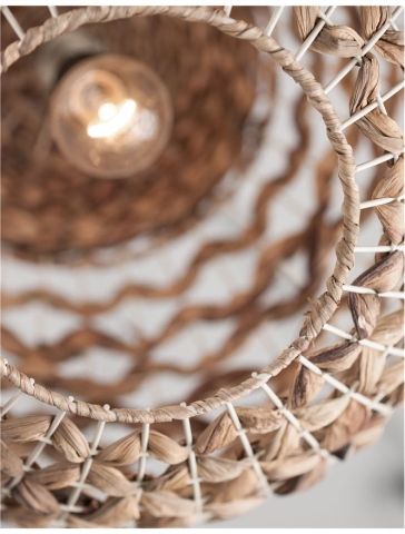 GRIFFIN suspensie SP1 - 9587121 - Dried Water Hyacinth Black Fabric Wire & Base [3]