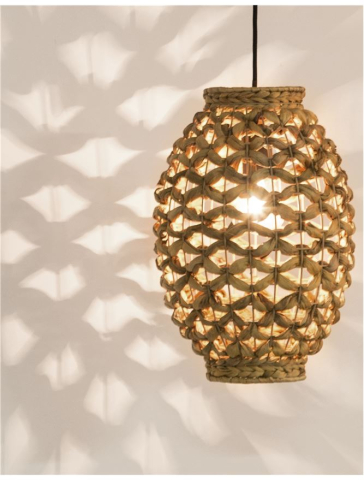 GRIFFIN suspensie SP1 - 9858748 - Dried Water Hyacinth Black Fabric Wire & Base