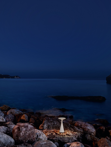 Veioza/Lampadar (portabile) - GRIGIO
