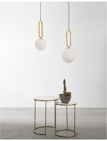 GRUS suspensie SP1 - 9191201 - Brass Metal Opal Glass