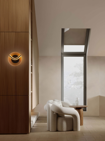 Aplice - HALLEY 1 champagne - aplica moderna LED