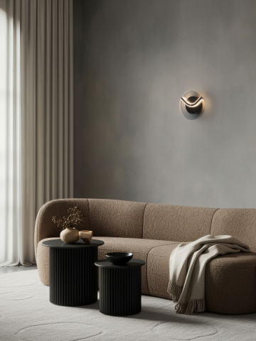 Aplice - HALLEY 1 smokey - aplica moderna LED