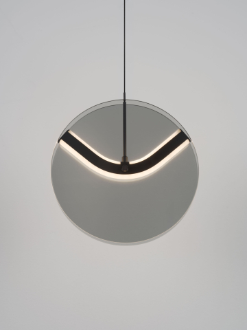 Lustre simple (suspensie) - HALLEY 1 smokey - suspensie moderna LED SP1
