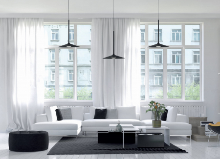 HANA P0456 - suspensie moderna LED negru [1]