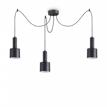 Candelabre - SUSPENSIE MODERNA HOLLY SP3 NERO IDEAL-LUX