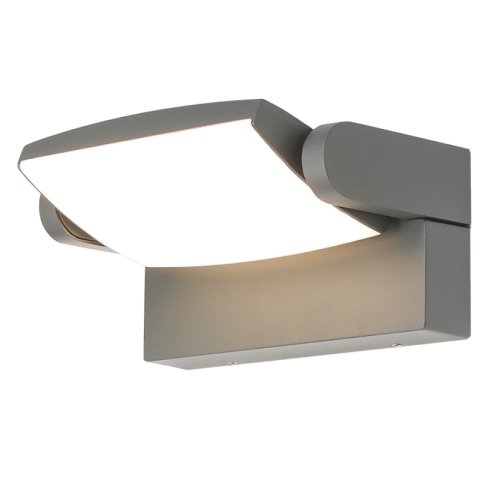 Exterior - APLIQUE LED 12W 3000K GRIS OSCURO