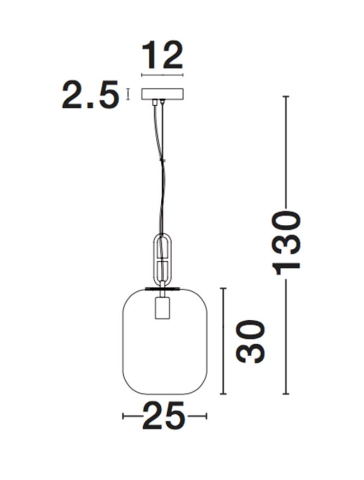 HUNTER suspensie SP1 - 9120668 - Black Aluminium & Smoke Glass [2]