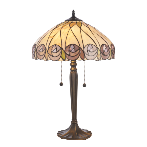 Veioza - Lampă de masă Hutchinson, 2 surse de lumină, mare