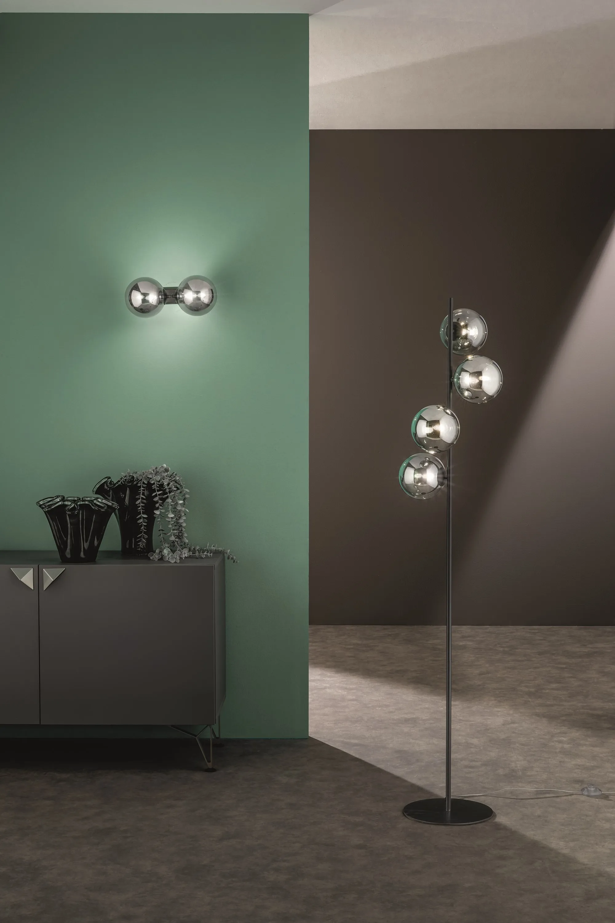 I-HONEY-PT4-NER Lampadar modern