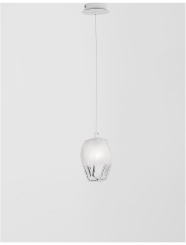 ICE suspensie SP1 - 9160231 - Gradient White Colour Glass & White Metal [2]