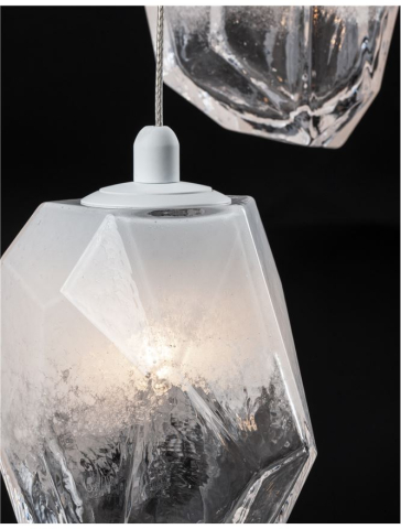 ICE suspensie SP3  - 9160233 - Gradient White Colour Glass & White Metal [3]