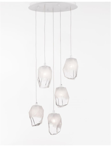 ICE suspensie SP5 - 9160235 - Gradient White Colour Glass & White Metal [2]