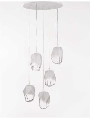 ICE suspensie SP5 - 9160235 - Gradient White Colour Glass & White Metal [3]