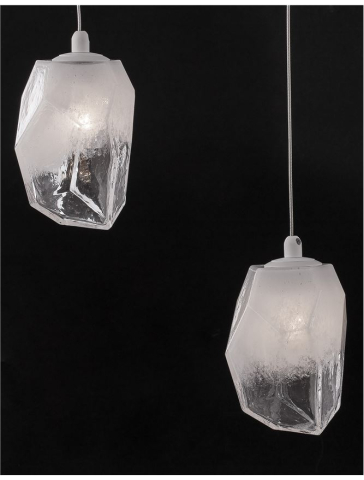 ICE suspensie SP5 - 9260235 - Gradient White Colour Glass & White Metal [5]