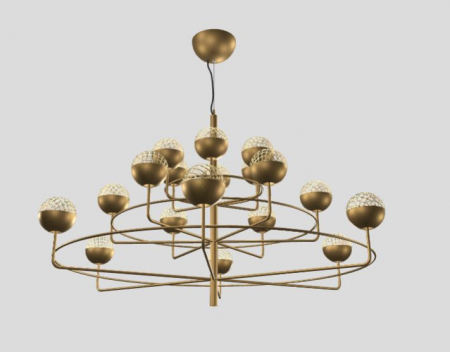 Lustre simple - Suspensie moderna Iglu S18+1 Masiero