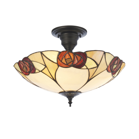 Plafonieră semiaplicată Ingram, 3 surse de lumină