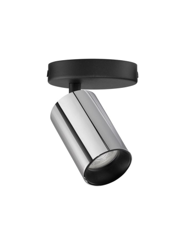 Plafoniere - INUS aplica AP1 - 9111626 - Black & Chrome Aluminium