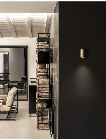 Plafoniere - INUS aplica AP1 - 9460972 - Black & Satin Gold Aluminium