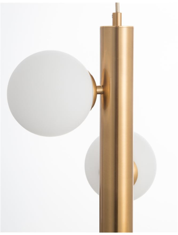 JAKLIN suspensie SP3 - 9724581 - Opal Glass Antique Brass Metal Gold Fabric Wire [3]