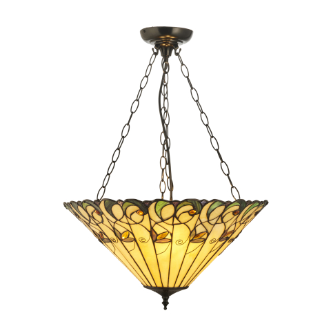 Lustre simple (suspensie) - Suspensie Jamelia, 3 surse de lumină, model inversat