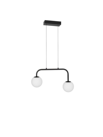 JOLINE suspensie SP2 - 9919602 - Sandy Black Metal & Aluminium White Opal Glass [1]