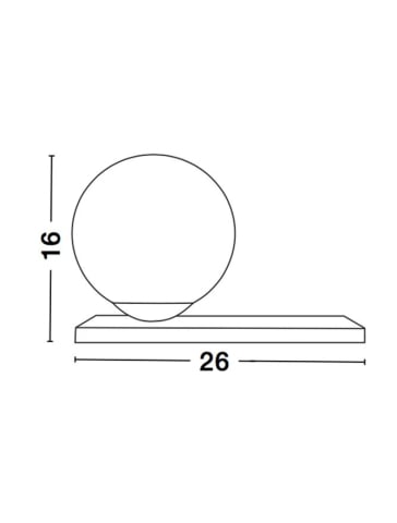 JULIET veioza - 9012922 - Opal Glass Brass Metal Base Black Plastic Cable [2]