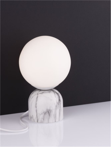 KENIO veioza - 9050164 - White Marble Opal Glass [3]