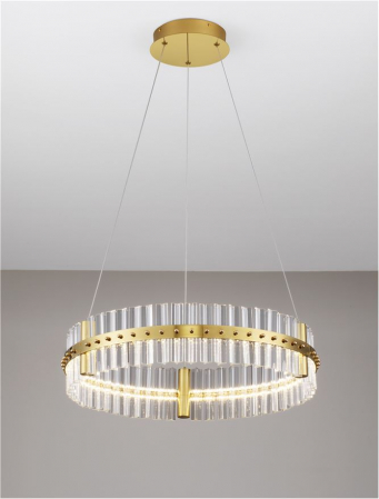 Suspensie moderna cristal - Kezo diam 60 - suspensie 4402 lm - 3500K [4]