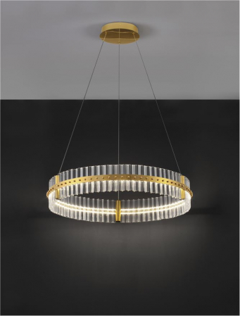 Suspensie moderna cristal - Kezo diam 78 - suspensie 6339 lm - 3500K [3]