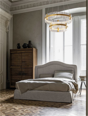 Candelabre - Suspensie moderna cristal - Kezo diam 60+40 - suspensie 5709 lm - 3500K