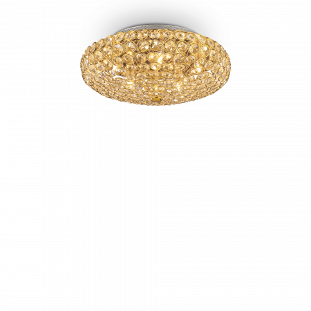 Plafoniere - PLAFONIERE MODERNE KING PL5 ORO - IDEAL-LUX