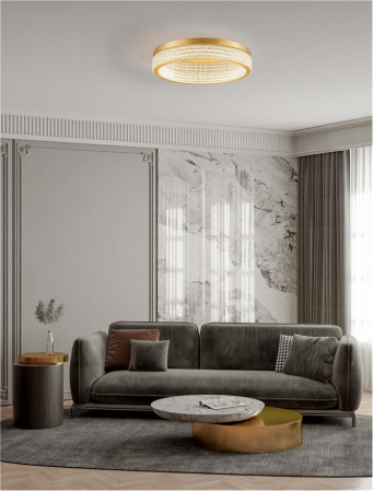 Plafoniere - Plafoniera moderna LED - Klepsidra - plafoniera diam 60 - 3666lm - 3000K