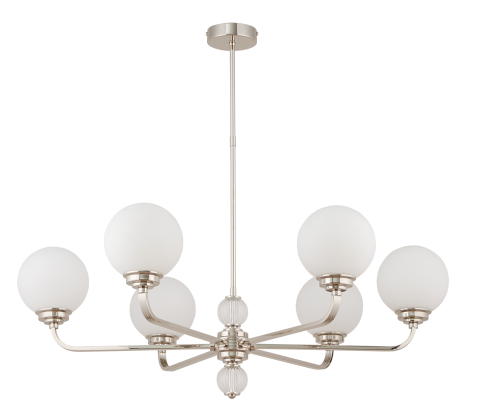Kutek Mood ABANO - Candelabru ABA-ZW-6(N) - Nichel