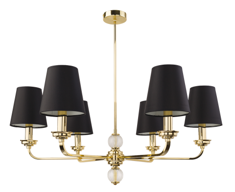 Kutek Mood ABANO - Candelabru ABA-ZW-6(Z/A) - auriu