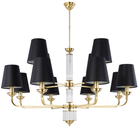 Candelabre - Kutek Mood VERDE - Candelabru VER-ZW-12(ZM) - auriu mat