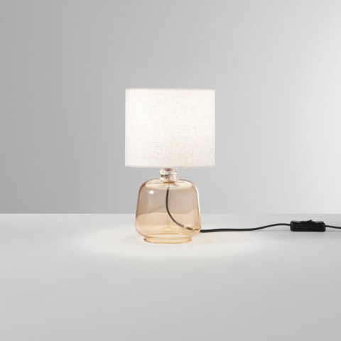 Lămpi - Lampada da tavolo EMERALD din sticlă - Ambra