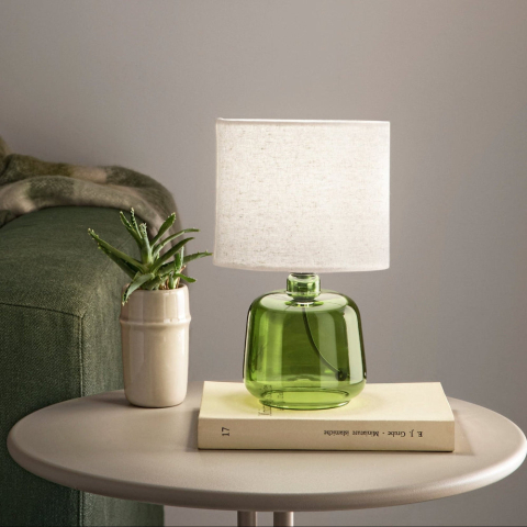 Lămpi - Lampada da tavolo EMERALD din sticlă - Verde