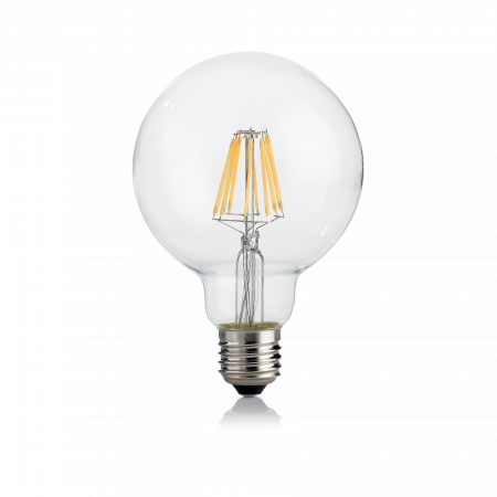 E27 - LAMPADINA CLASSIC E27 08W GLOBO D095 TRASP 3000K