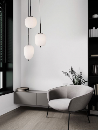 Lato black 3L CIRCLE - suspensie moderna 9624078 - corpuri de iluminat moderne [1]