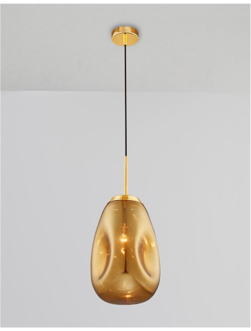 LAVA suspensie SP1 - 9190392 - Gold Metal Handmade Gold Glass [2]