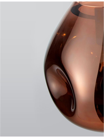 LAVA suspensie SP1 - 9190401 - Copper Metal Handmade Copper Glass [2]