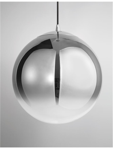 LAZIONE suspensie SP1 - 9080300 - Gradient Smoke Glass Chrome Aluminium [2]