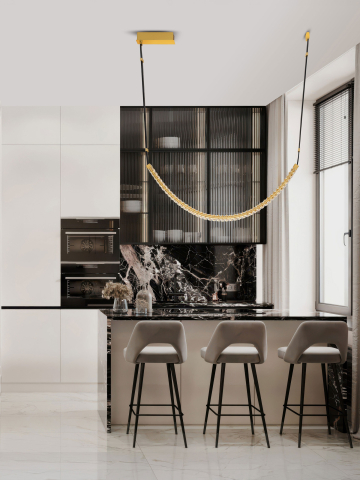 Lustre simple (suspensie) - LAZURA