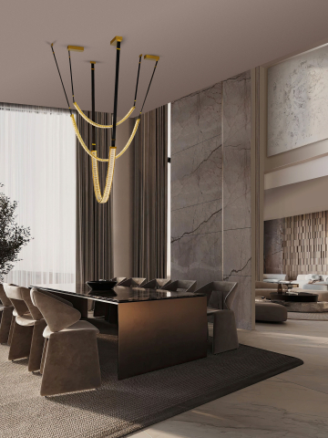 Lustre simple (suspensie) - LAZURA