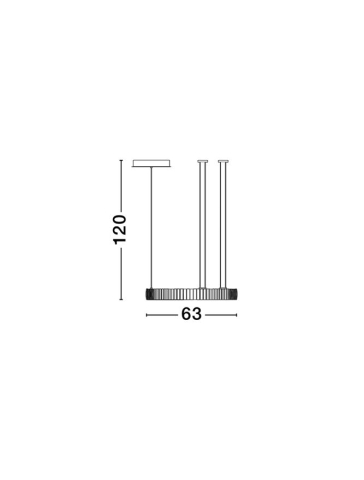 Suspensie moderna cristal Lazura Sp1 diam 63 - corpuri de iluminat moderne [3]