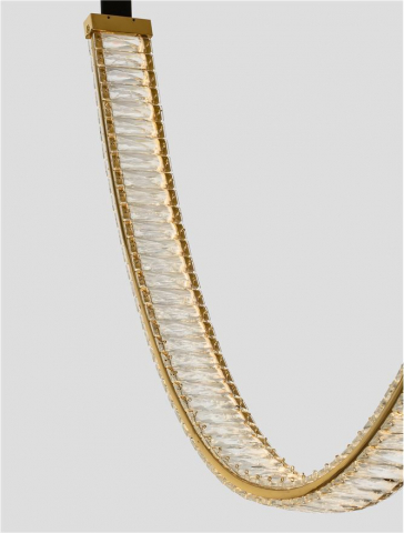 Suspensie moderna cristal Lazura Sp1 LINE - 37W - corpuri de iluminat moderne [1]