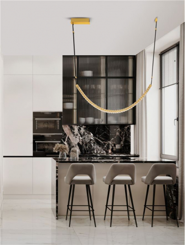 Candelabre - Suspensie moderna cristal Lazura Sp1 LINE - 37W - corpuri de iluminat moderne
